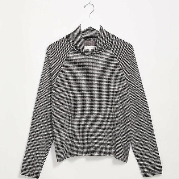 Loft lou & grey houndstooth large top NWT - Picture 1 of 6